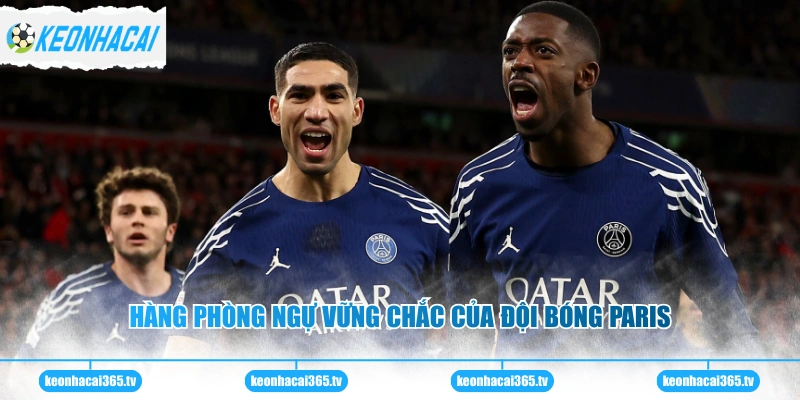 Hàng phòng ngự vững chắc của đội bóng Paris