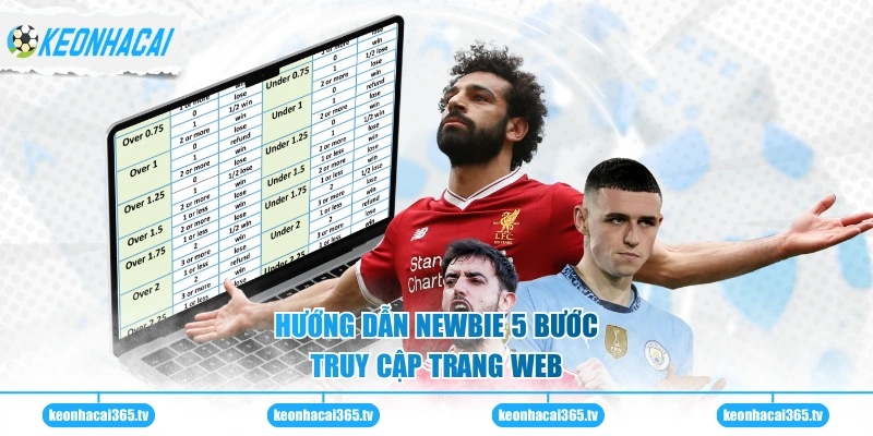 Hướng dẫn newbie 5 bước truy cập trang web