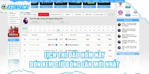 Lịch Thi Đấu Hôm Nay - Đón Xem Giờ Bóng Lăn Mới Nhất