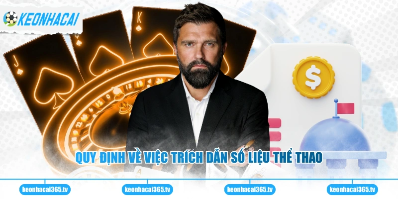 Quy định về việc trích dẫn số liệu thể thao