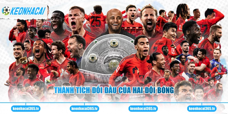 Thành tích đối đầu của hai đội bóng