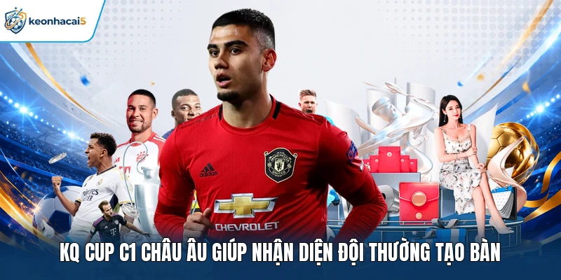 KQ Cup C1 Châu Âu giúp nhận diện đội thường tạo bàn