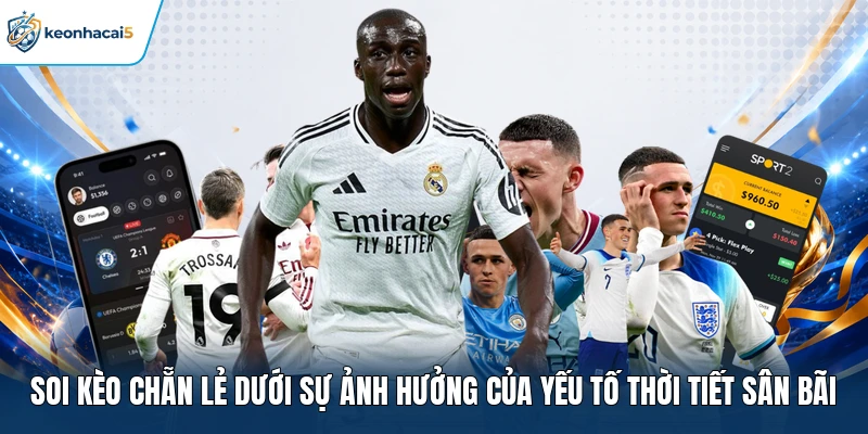 Soi kèo chẵn lẻ dưới sự ảnh hưởng của yếu tố thời tiết sân bãi