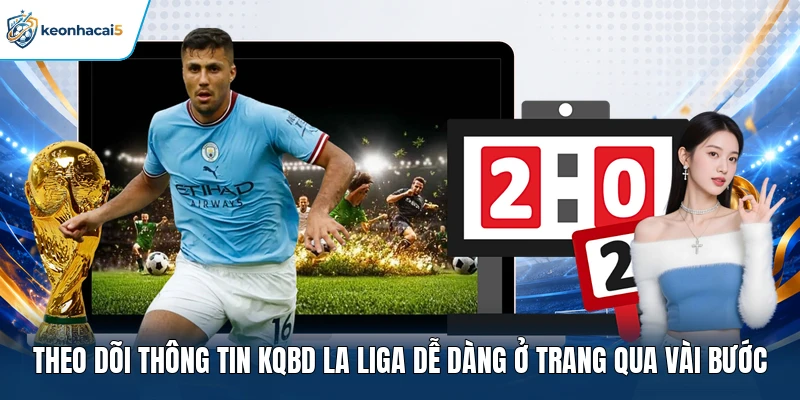 Theo dõi thông tin KQBD La Liga dễ dàng ở trang qua vài bước